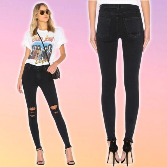 AGOLDE Sophie Hi Rise Skinny Size 23 Ruthless - Picture 1 of 8